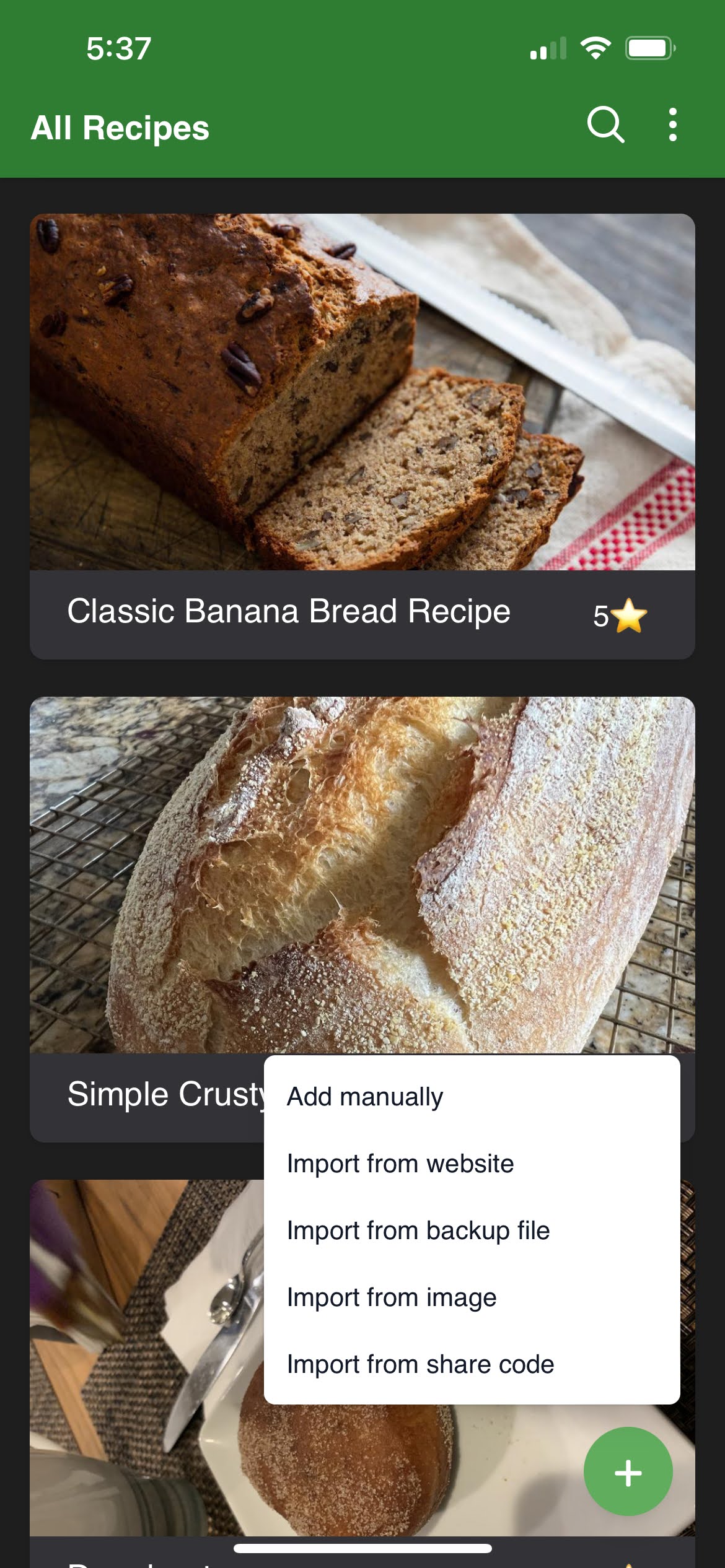 iOS share options